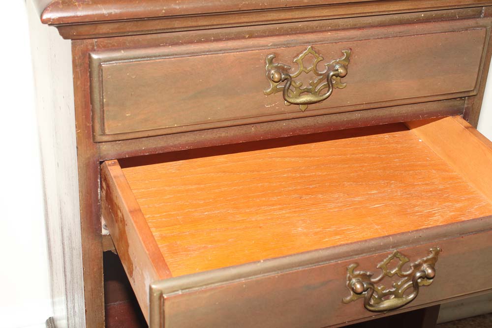 Vintage Mahogany Nightstand EBTH